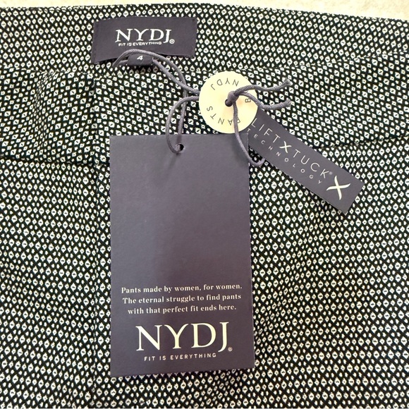 NWT NYDJ Silver Eye Jaquard
Ponte Slim Straight Leg Ankle Pants - Picture 8 of 13